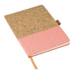 Carnet personnalisable A5 160 pages lignées en liège et coton - Koli | pandacolach - thumb - 2