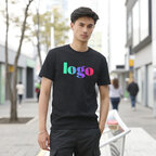 T-shirt mixte personnalisable en coton recyclé 150 gr/m² - Explorer | pandacola - thumb - 3