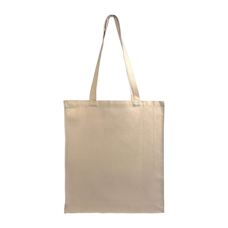 Tote bag personnalisé en coton écru avec soufflet 180 gr/m² - Lirgi 180 | pandacolach