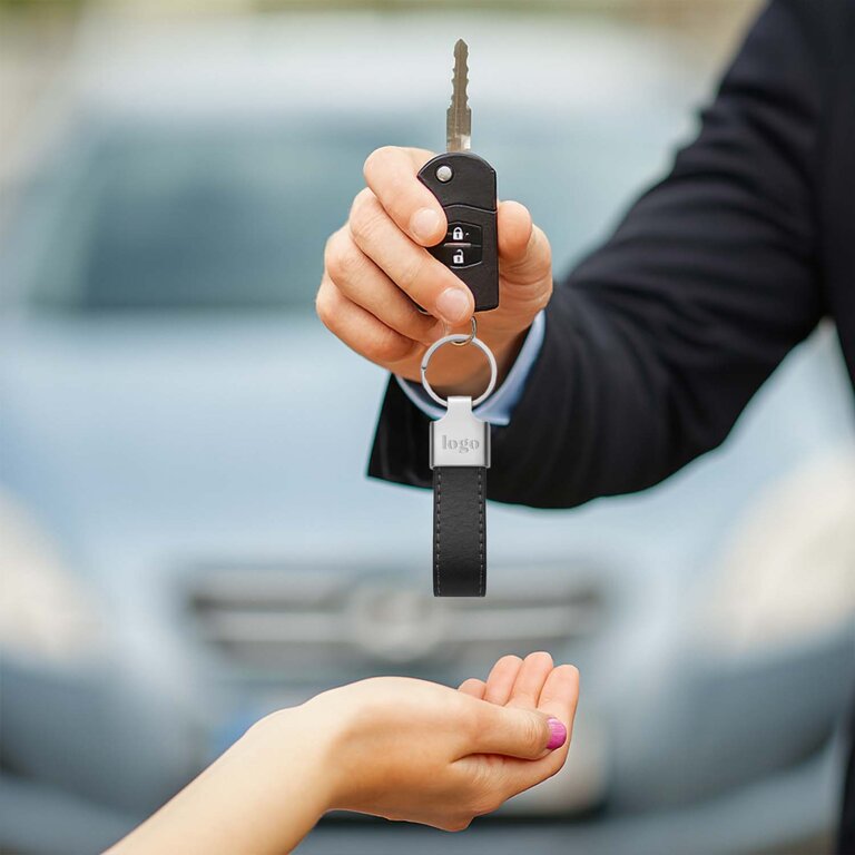 Porte-clés personnalisé automobile en PU - Vroum | pandacola