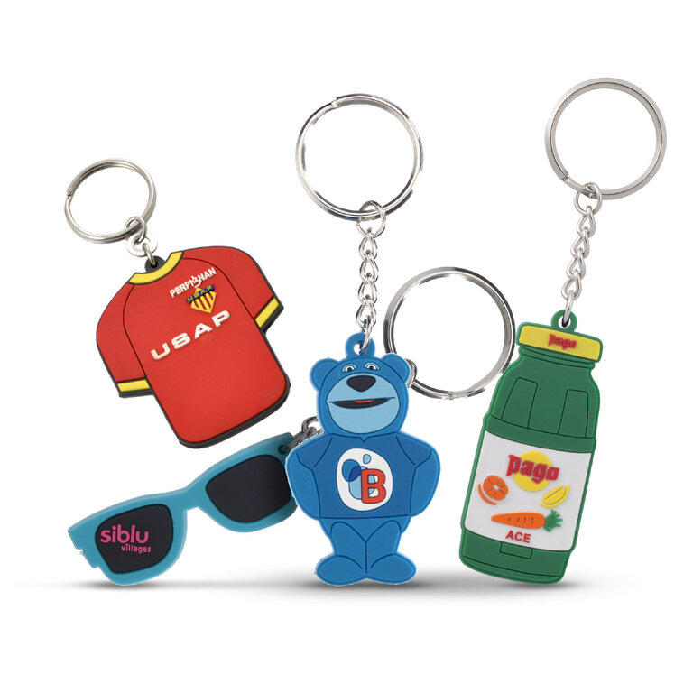 Porte-clés personnalisable sur mesure en PVC 2D - Crea Key | pandacolach - 2
