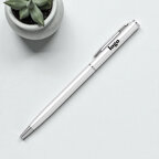 Stylo rotatif personnalisable en aluminium recyclé - Narell | pandacolach - thumb - 1