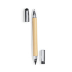 Stylo crayon éternel personnalisable en bambou 2-en-1 - Lior bambou | pandacolach - thumb - 7