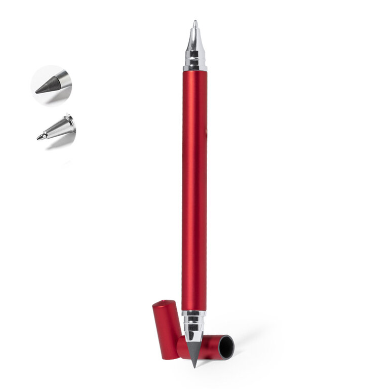 Stylo crayon éternel personnalisable en métal 2-en-1 - Lior | pandacolach - 3