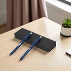 Set stylo et crayon éternel personnalisable en RABS – Lioro | pandacolach - thumb - 1