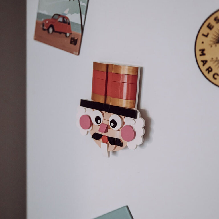 Casse-Noisette à construire 63 pièces avec socle et aimant - Nutcrako | pandacolach - 3