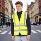 Gilet réfléchissant personnalisable haute visibilité – Selvik | pandacola - thumb