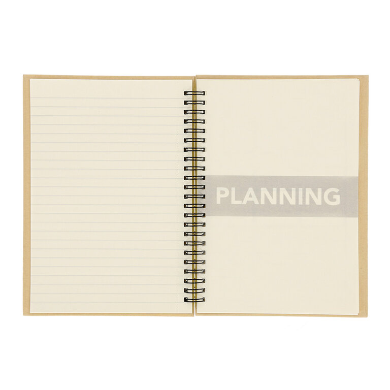 Cahier planificateur mensuel personnalisable à couverture rigide – Orvian | pandacolach - 3