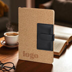 Carnet personnalisable à couverture rigide liège et PU – Norval | pandacolach - thumb - 1