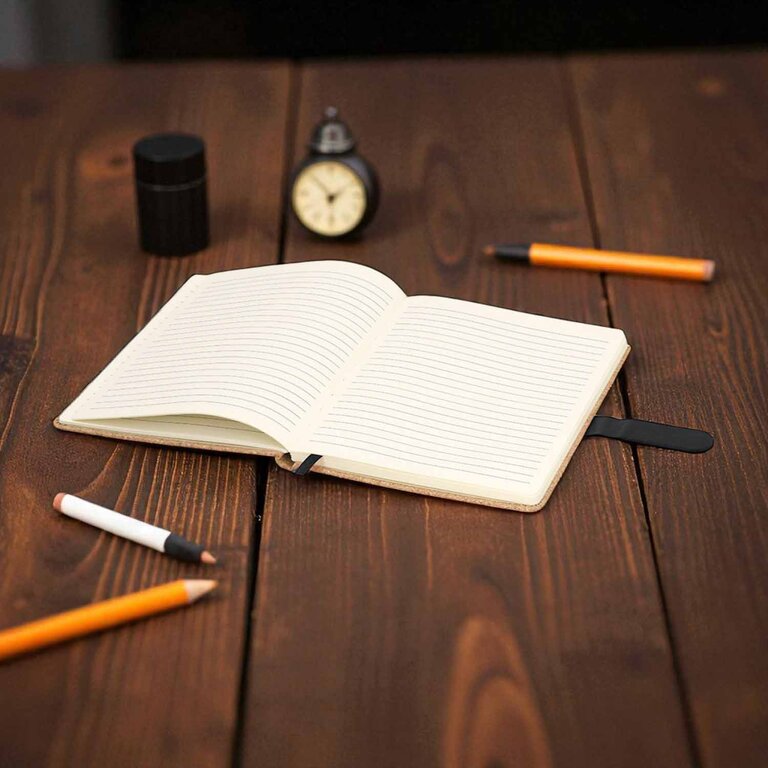 Carnet personnalisable à couverture rigide liège et PU – Norval | pandacolach - 2