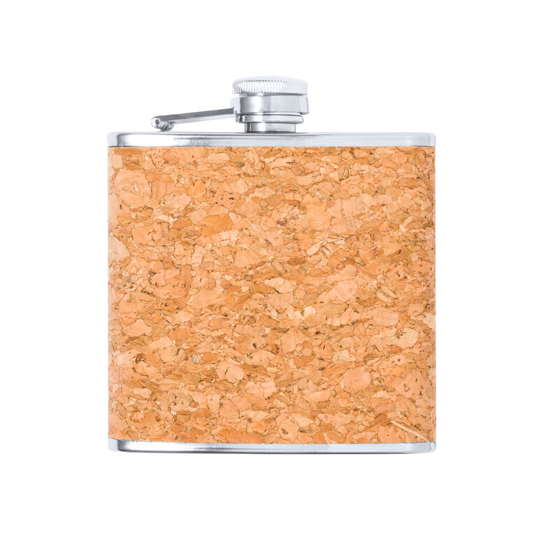 Flasque personnalisable 170 ml en liège et acier inoxydable – Darsen | pandacolach - 4