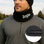 Tour de cou et bonnet publicitaire personnalisable en polaire – Artik | pandacola - thumb