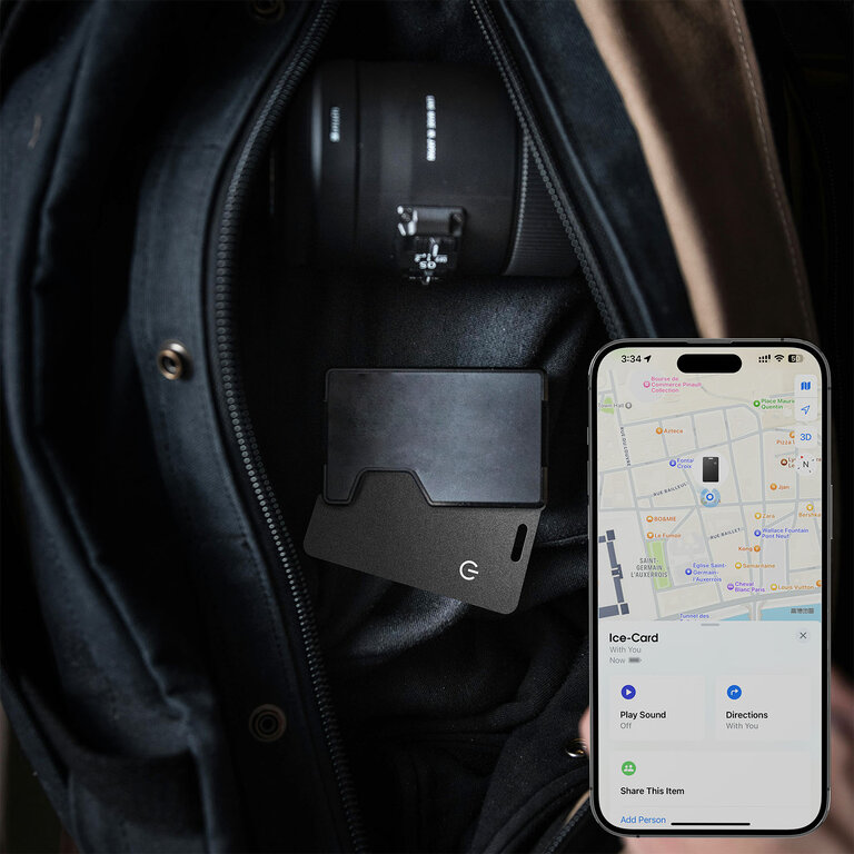 Carte de géolocalisation personnalisable - Ice Card | pandacolach - 2