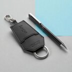 Set personnalisable avec porte-clés et stylo SWISS PEAK® - Genhar | pandacolach - thumb - 1