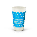 Gobelet publicitaire réutilisable en biocomposite 60cl made in France - Jeff 60 bio | pandacola - thumb - 2