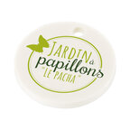 Jeton de caddy personnalisable 1€ avec trou en biocomposite - Jenni bio | pandacola - thumb - 2