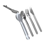 Set de 3 couverts inox personnalisable avec étui rigide - Trio | pandacola - thumb