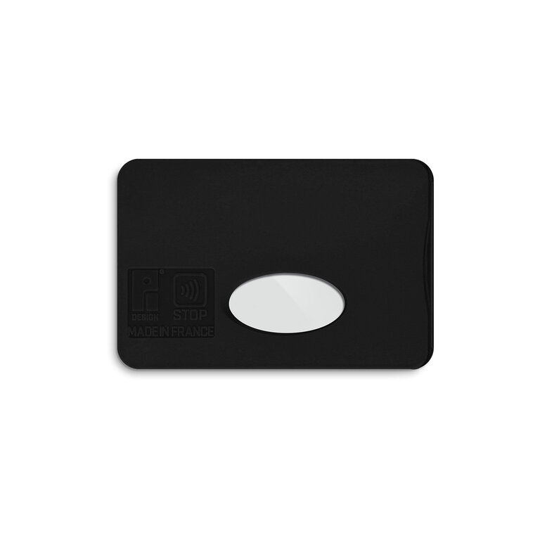 Protège-carte personnalisable anti-RFID en plastique recyclé made in France - EcoShield | pandacola