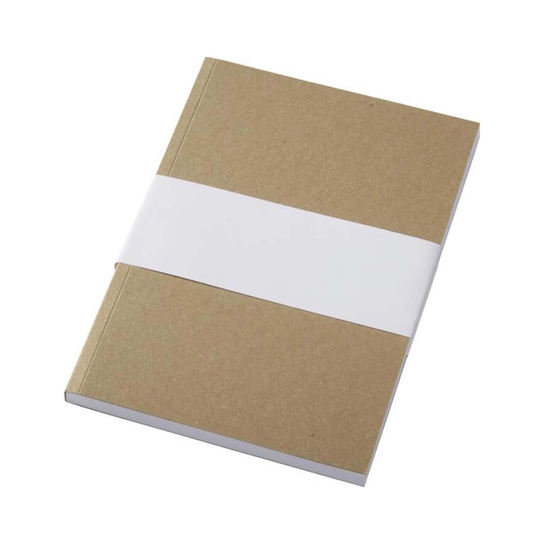 Carnet personnalisé A5 souple avec papier kraft recyclé - Marina Kraft | pandacolach - 4
