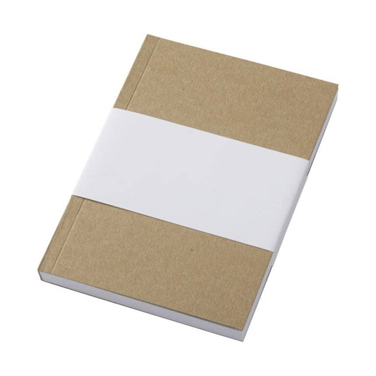 Carnet personnalisé A6 souple avec papier kraft recyclé - Marina Kraft | pandacolach - 2