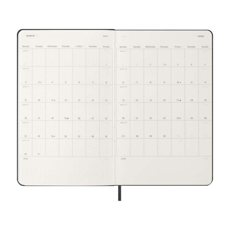Agenda hebdomadaire personnalisable rigide MOLESKINE® - Genis | pandacolach - 4