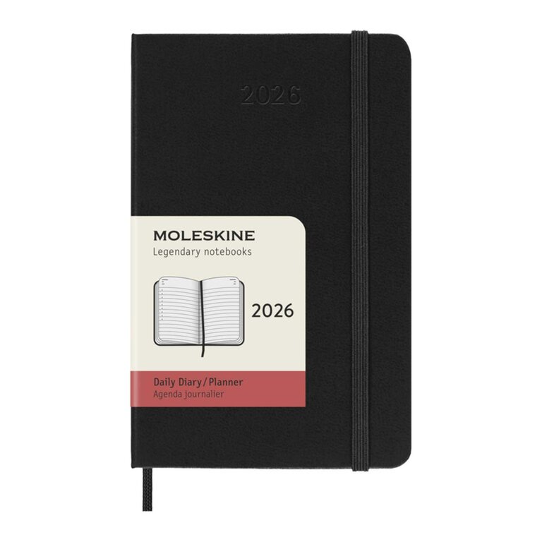 Agenda de poche personnalisable quotidien rigide MOLESKINE® - Genos | pandacolach