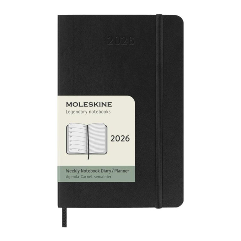 Agenda de poche personnalisable hebdomadaire souple MOLESKINE® - Genus | pandacolach