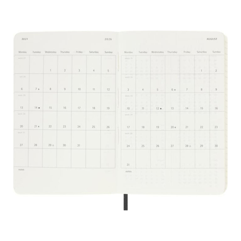 Agenda de poche personnalisable hebdomadaire souple MOLESKINE® - Genus | pandacolach - 3