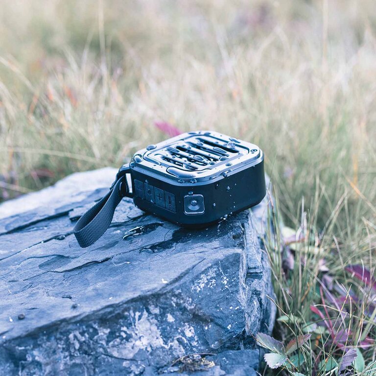 Enceinte Bluetooth publicitaire personnalisable 3W solaire en plastique recyclé – Solarys | pandacolach - 8