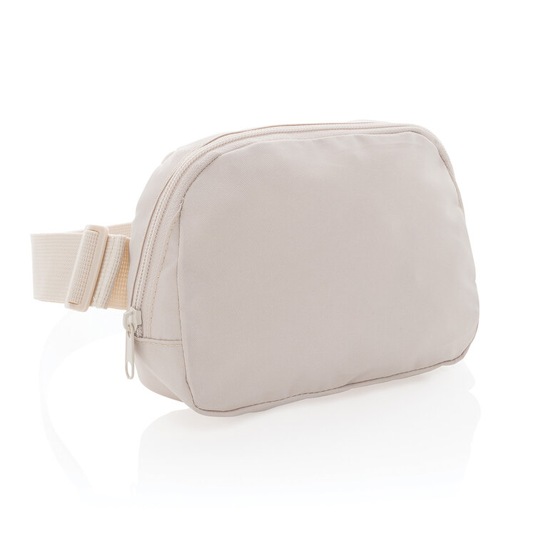 Sac banane / bandoulière publicitaire personnalisable en rPET AWARE™ – Aerix | pandacolach