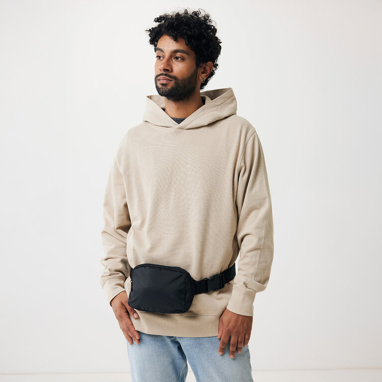 Sac banane / bandoulière publicitaire personnalisable en rPET AWARE™ – Aerix | pandacolach - 5