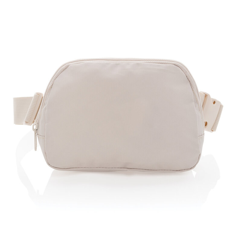 Sac banane / bandoulière publicitaire personnalisable en rPET AWARE™ – Aerix | pandacolach - 1