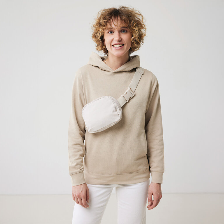 Sac banane / bandoulière publicitaire personnalisable en rPET AWARE™ – Aerix | pandacolach - 8