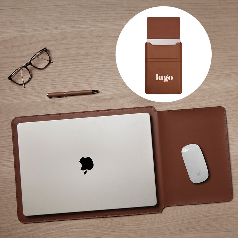 Pochette ordinateur 14" personnalisable en polyester recyclé – Moti 14 | pandacolach