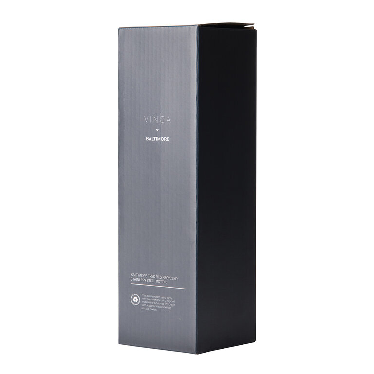 Bouteille 600 ml personnalisable en acier recyclé – Karsen | pandacolach - 8