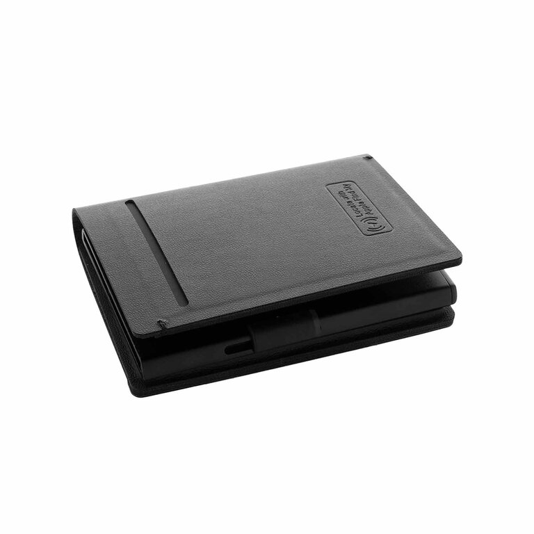 Porte-cartes connecté personnalisable en polyester recyclé - CardoTrace | pandacolach