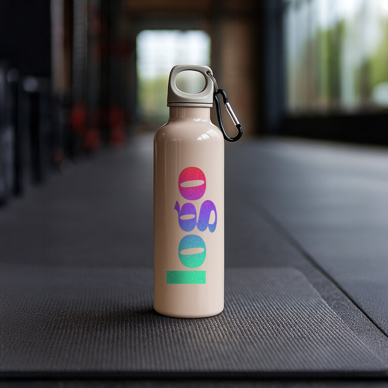 Bouteille personnalisé opaque en rPET avec mousqueton 750 ml - Honvoipa | pandacolach