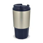 Mug personnalisable douple paroi en acier avec couvercle 450 ml - Saboua | pandacolach - thumb