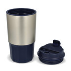 Mug personnalisable douple paroi en acier avec couvercle 450 ml - Saboua | pandacolach - thumb - 2