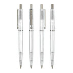 Stylo à bille personnlisable Mix & Match en ABS - Kompos Clear | pandacolach - thumb - 1