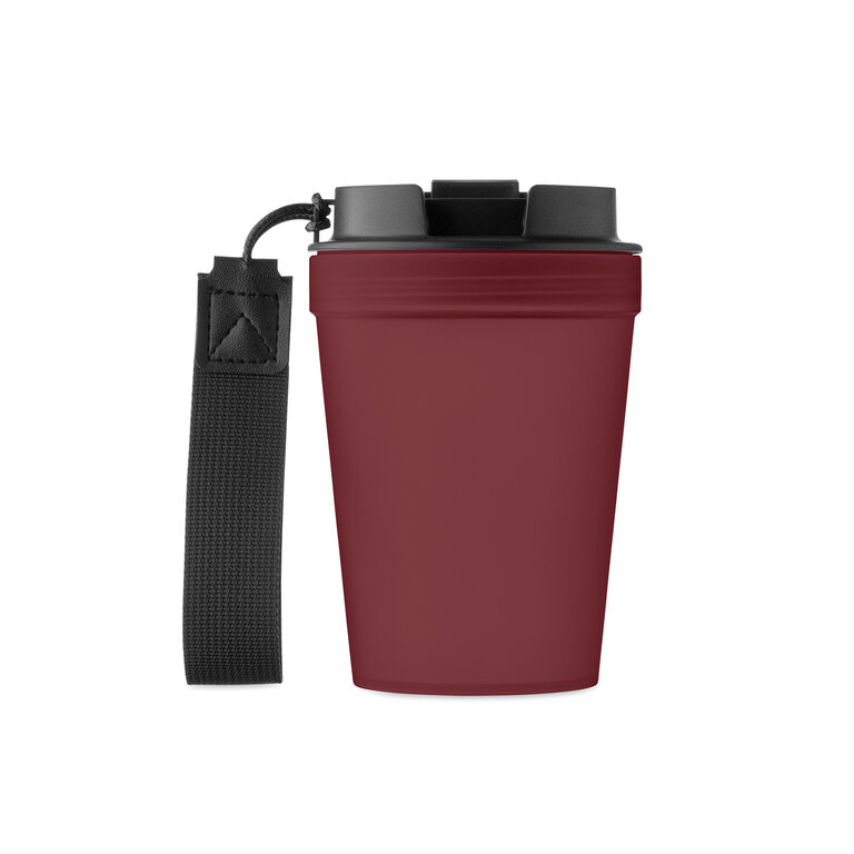 Gobelet personnalisable 300 ml avec dragonne en RPET – SoloSip | pandacolach - 4