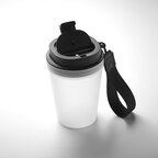 Gobelet personnalisable 300 ml avec dragonne en RPET – SoloSip | pandacolach - thumb - 1