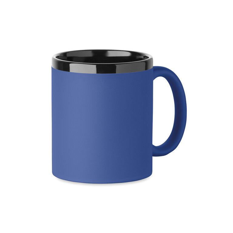 Mug personnalisable en céramique 300 ml au toucher doux avec intérieur noir – VelvetCup | pandacolach