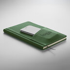 Carnet A5 personnalisable en PU avec poche frontale et papier recyclé – NotyPocket | pandacola - thumb