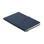 Carnet A5 personnalisable en PU avec poche frontale et papier recyclé – NotyPocket | pandacolach - thumb - 1