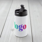 Mug isotherme personnalisable douple paroi en acier recyclé 250 ml - Sika | pandacolach - thumb - 3