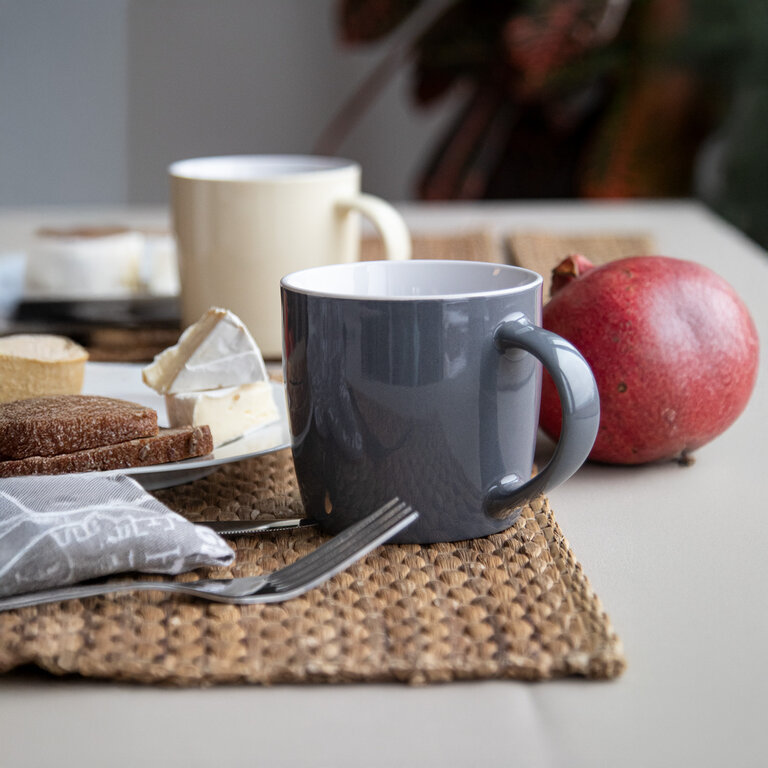 Mug personnalisé en céramique avec intérieur blanc 370 ml - Lona | pandacolach - 3