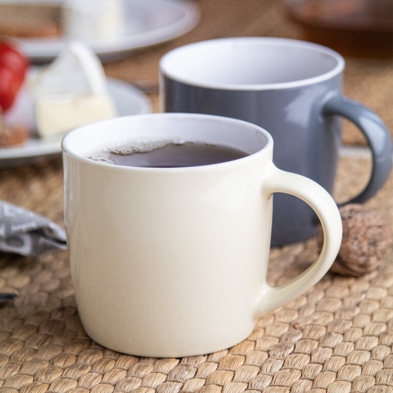 Mug personnalisé en céramique avec intérieur blanc 370 ml - Lona | pandacolach - 4