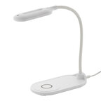 Lampe de bureau personnalisée en plastique recyclé avec chargeur à induction - Louce | pandacolach - thumb - 5