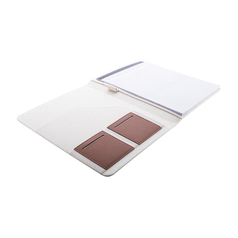 Conférencier personnalisable A4 en toile recyclée - Korpo | pandacolach